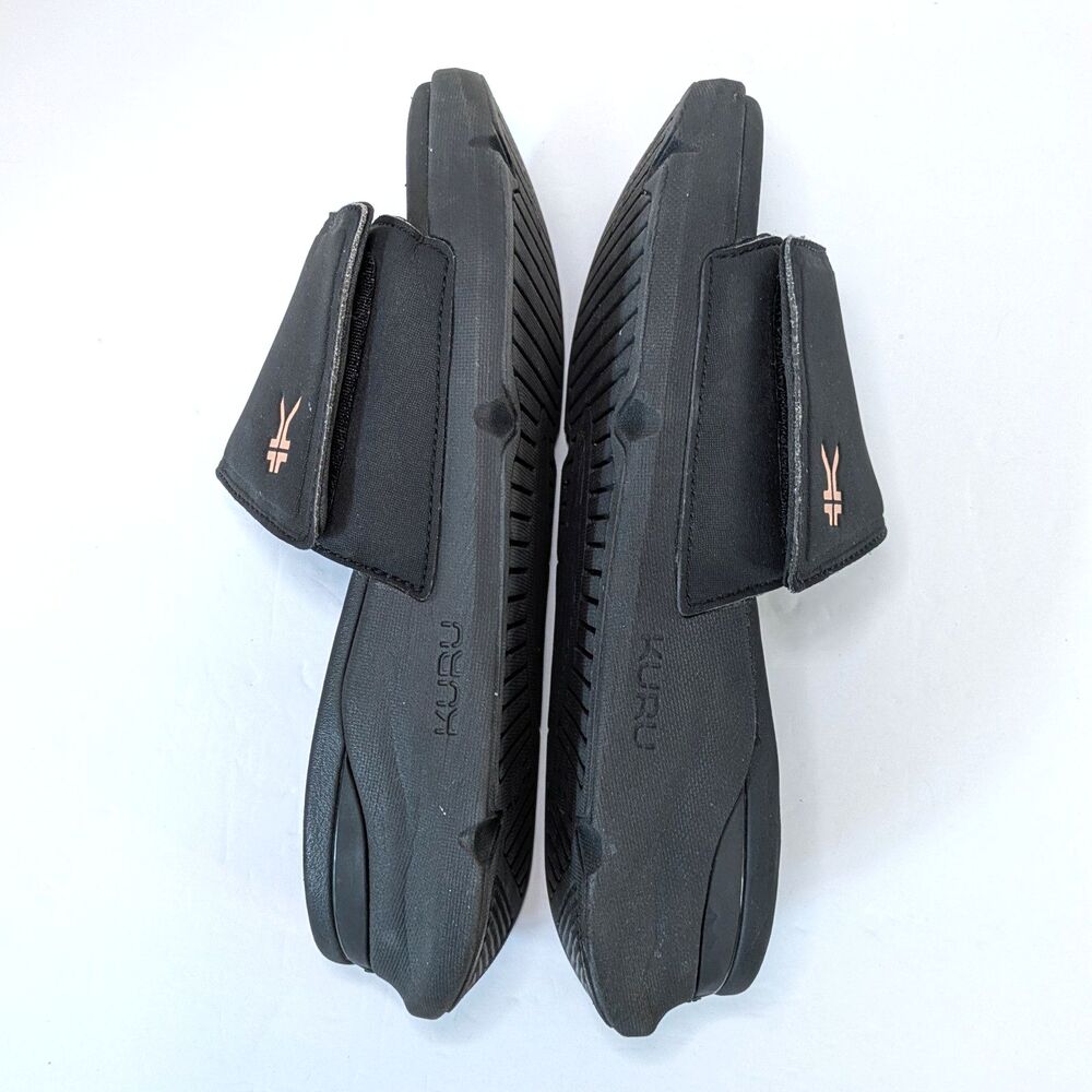 Kuru Moment Womens Size 10M Platform Slide Sandal Black Peach Ortho Recovery - Picture 7 of 14
